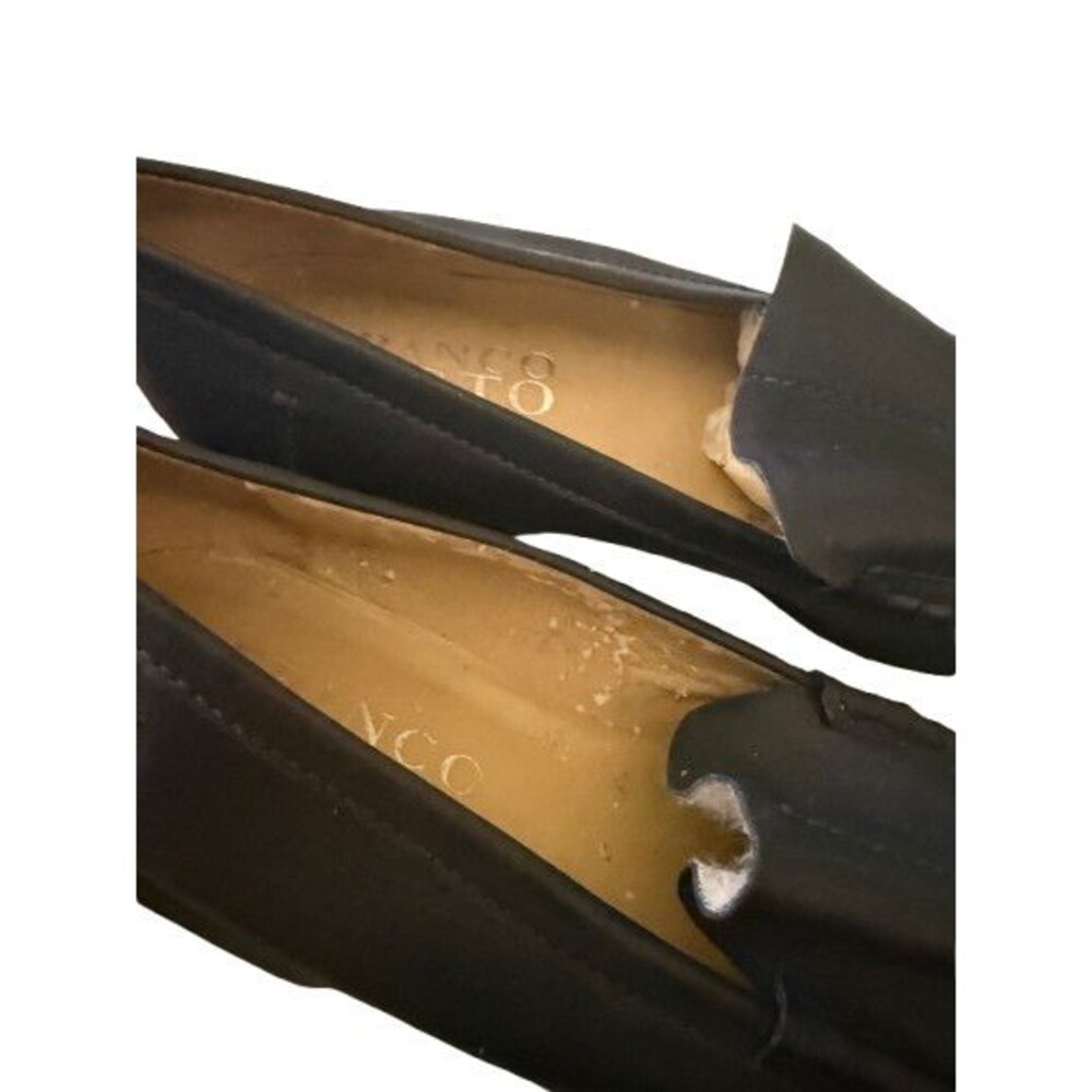 Franco Sarto Vintage Navy Leather Loafers Size 9M - Picture 5 of 5